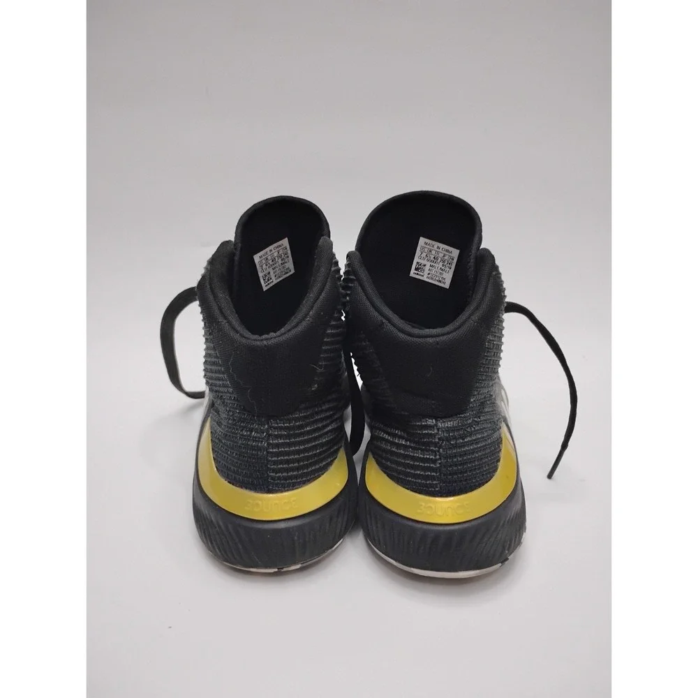 adidas Pro Bounce 2019 Shoe Men's Basketball  Black White Grey High Top